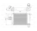 Chladi vzduchu intercooler VALEO ‐ VA 818609