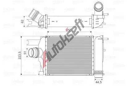VALEO Chladi vzduchu intercooler VA 818609, 818609