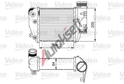 VALEO Chladi vzduchu intercooler VA 818610, 818610