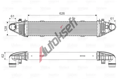 VALEO Chladi vzduchu intercooler VA 818616, 818616