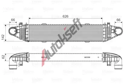 VALEO Chladi vzduchu intercooler VA 818617, 818617