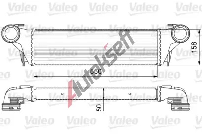 VALEO Chladi vzduchu intercooler VA 818618, 818618