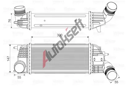 VALEO Chladi vzduchu intercooler VA 818620, 818620