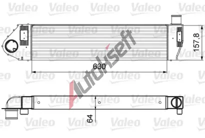 VALEO Chladi vzduchu intercooler VA 818621, 818621