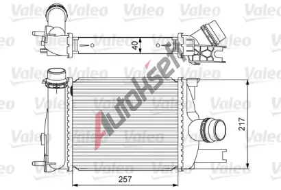 VALEO Chladi vzduchu intercooler VA 818622, 818622