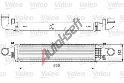 VALEO Chladi vzduchu intercooler VA 818623, 818623
