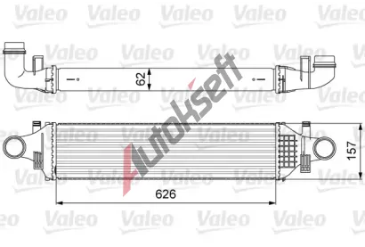 VALEO Chladi vzduchu intercooler VA 818624, 818624