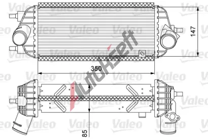 VALEO Chladi vzduchu intercooler VA 818626, 818626
