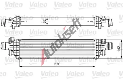 VALEO Chladi vzduchu intercooler VA 818628, 818628
