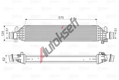 VALEO Chladi vzduchu intercooler VA 818629, 818629