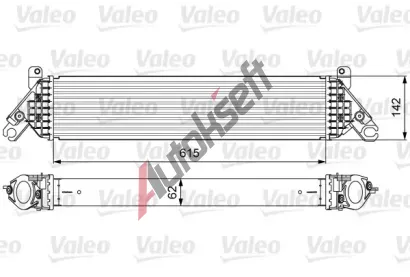 VALEO Chladi vzduchu intercooler VA 818630, 818630