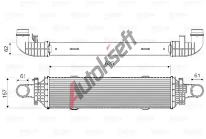 VALEO Chladi vzduchu intercooler VA 818631, 818631