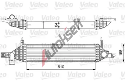 VALEO Chladi vzduchu intercooler VA 818633, 818633