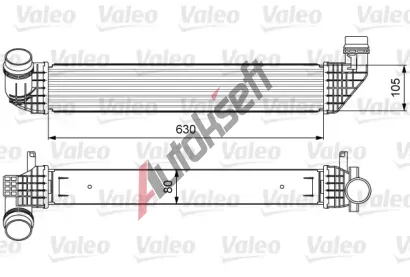 VALEO Chladi vzduchu intercooler VA 818636, 818636