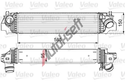 VALEO Chladi vzduchu intercooler VA 818640, 818640