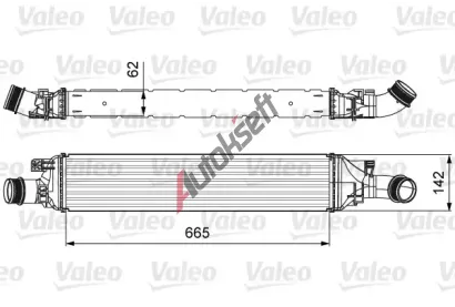 VALEO Chladi� vzduchu intercooler VA 818643, 818643