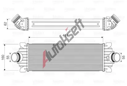 VALEO Chladi vzduchu intercooler VA 818644, 818644