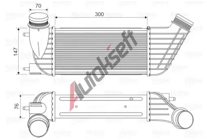 VALEO Chladi vzduchu intercooler VA 818651, 818651