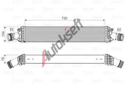 VALEO Chladi vzduchu intercooler VA 818654, 818654