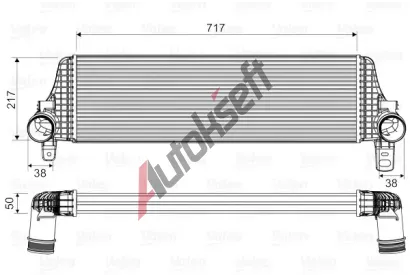VALEO Chladi vzduchu intercooler VA 818659, 818659