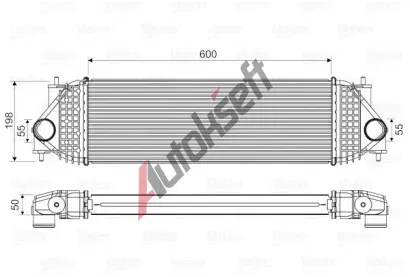 VALEO Chladi vzduchu intercooler VA 818662, 818662
