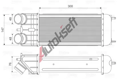 VALEO Chladi vzduchu intercooler VA 818663, 818663