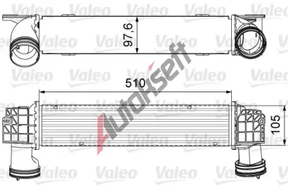 VALEO Chladi vzduchu intercooler VA 818664, 818664