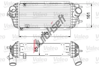 VALEO Chladič vzduchu intercooler VA 818665, 818665 VALEO Chladič vzduchu intercooler VA 818665, 818665