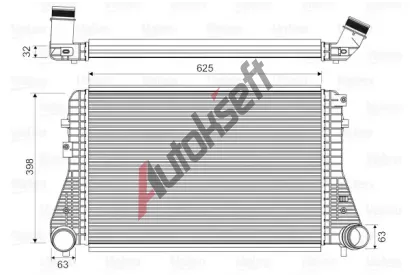 VALEO Chladi vzduchu intercooler VA 818674, 818674