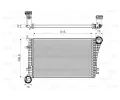 Chladi vzduchu intercooler VALEO ‐ VA 818675