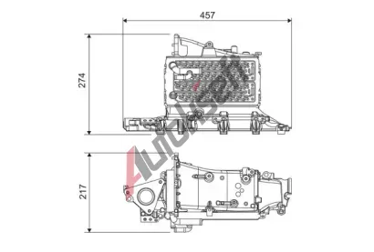 VALEO Chladi vzduchu intercooler VA 818685, 818685