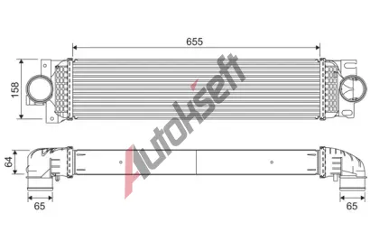 VALEO Chladi vzduchu intercooler VA 818687, 818687