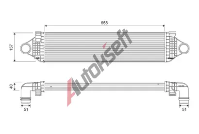 VALEO Chladi� vzduchu intercooler VA 818689, 818689