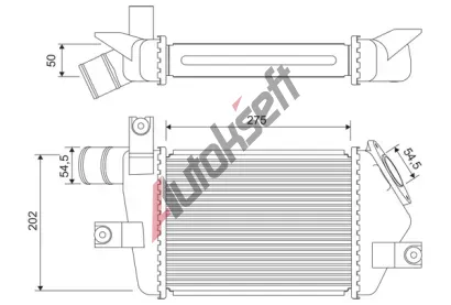 VALEO Chladi vzduchu intercooler VA 818693, 818693