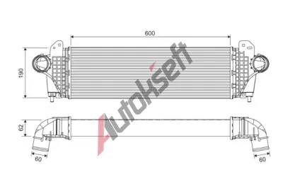VALEO Chladi vzduchu intercooler VA 818694, 818694