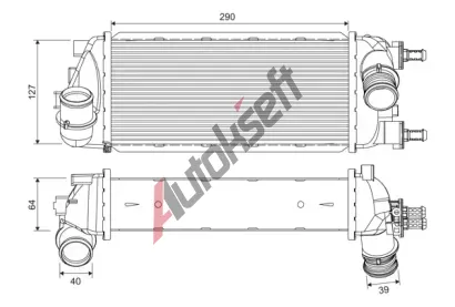 VALEO Chladi vzduchu intercooler VA 818695, 818695