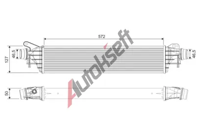 VALEO Chladi vzduchu intercooler VA 818697, 818697