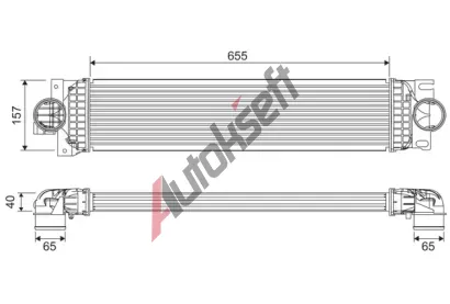 VALEO Chladi� vzduchu intercooler VA 818699, 818699