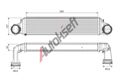 VALEO Chladič vzduchu intercooler VA 818715, 818715 VALEO Chladič vzduchu intercooler VA 818715, 818715
