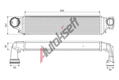 VALEO Chladi vzduchu intercooler VA 818716, 818716