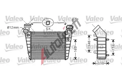 VALEO Chladi vzduchu intercooler VA 818720, 818720
