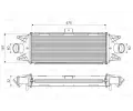 Chladi vzduchu intercooler VALEO ‐ VA 818724