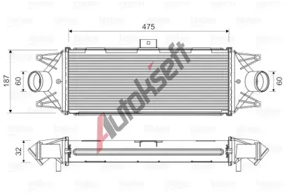 VALEO Chladi vzduchu intercooler VA 818724, 818724
