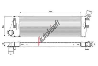 VALEO Chladič vzduchu intercooler VA 818727, 818727 VALEO Chladič vzduchu intercooler VA 818727, 818727