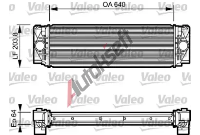 VALEO Chladi vzduchu intercooler VA 818732, 818732