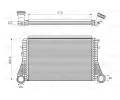 Chladi vzduchu intercooler VALEO ‐ VA 818795