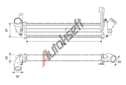 VALEO Chladi� vzduchu intercooler VA 818820, 818820