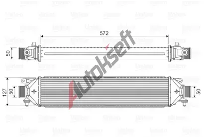 VALEO Chladi vzduchu intercooler VA 818824, 818824
