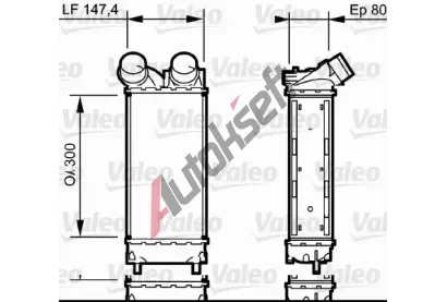 VALEO Chladi vzduchu intercooler VA 818837, 818837