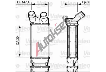 VALEO Chladi vzduchu intercooler VA 818866, 818866